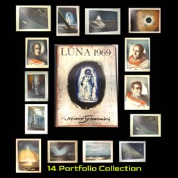 Luciano Guarnieri: Luna 1969 (14 Lithographs ) , Lithograph Suite Collection