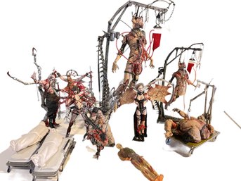 Collection Of Clive Barker Todd McFarlane Tortured Souls Figures And More.