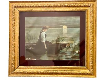 1901 Print By The  Ullman MFG Co', N.Y In A Gilt Frame.