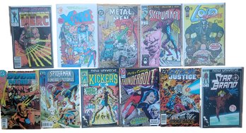 LOT OF 11 DC & MARVEL COMICS #1 ISSUES