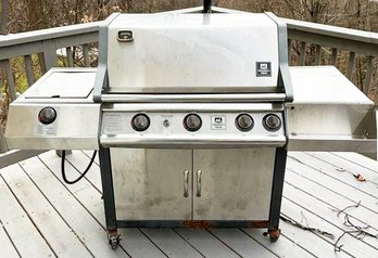 A Stainless Steel Propane Grill