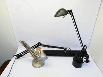 Lot Of Three Untested Desk Lamps Parts