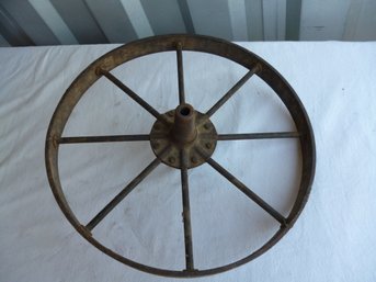 Antique Cart Wheel 15 1/2' Diameter, 1 1/2' Width
