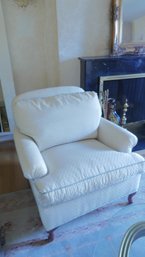 Set Of Beige Upholstered Chairs