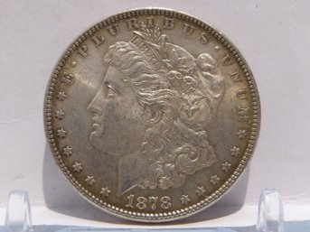 1878 US Morgan Silver Dollar  Coin - Nice Condition -