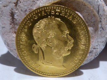 1915 Austrian Gold Coin  1 Ducat  .986 Fine Gold