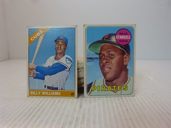 Lot Of (2)  Vintage Original 1966 & 1969 Topps Baseball Cards  Willie Stargell