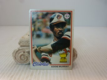 Original Vintage 1978 Topps Eddie Murray Rookie Baseball Card     B