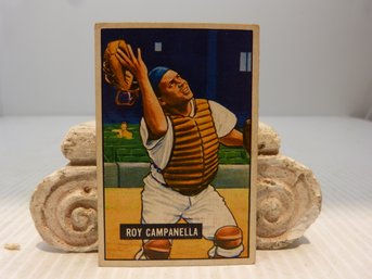 Vintage Original 1951 Bowman Roy Campanella Baseball Card