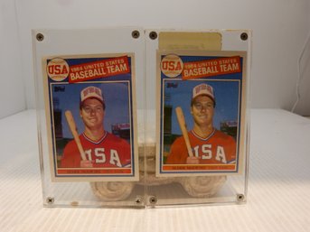 Lot Of (2)  Vintage Original 1985 Topps Mark McGwire Baseball Cards