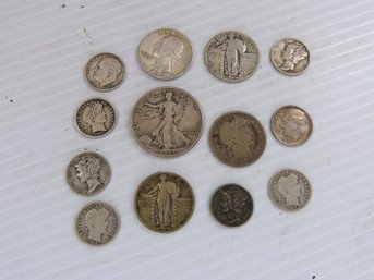 Group Of Mixed US Silver Coins $2.30 Face Value