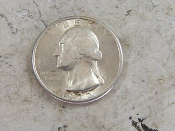 1932 US Washington Quarter Silver Coin - Uncirculated