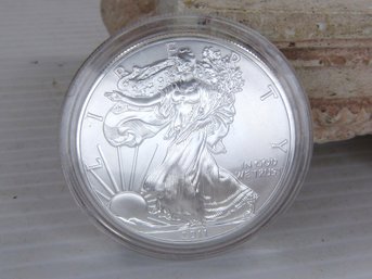 2011 US Silver American Eagle One Dollar Coin   1 Oz  Fine Silver  UNC