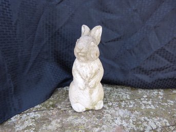 Small Cement Rabbit Garden Statue