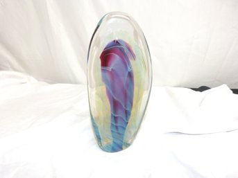 Large Hand Blown Art Glass Sculpture