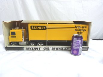 Vintage  Toy Tractor Trailer Advertising Stanley Tools By Nylint