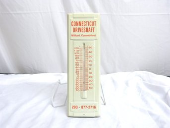 Vintage Advertising Thermometer Connecticut Driveshaft Milford CT