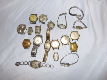 Junk Drawer Old Watch Lot