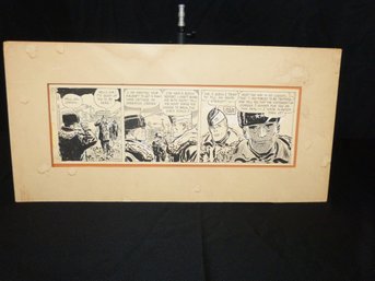 Vintage 1969 Steve Canyon Comic Strip Original Art  - Milton Caniff