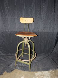 Vintage Industrial Style Architects Stool Chair By Howell