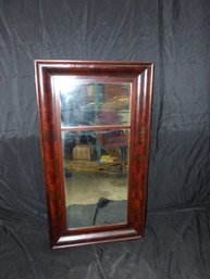 Beautiful Antique OG Mahogany Wall Mirror