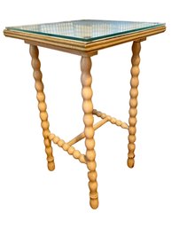 Vintage Painted Wooden Side Table.