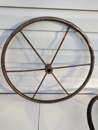 Steel Ship Steering Wheel