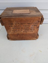 Antique Freon Fire Extinguisher Unit In Box