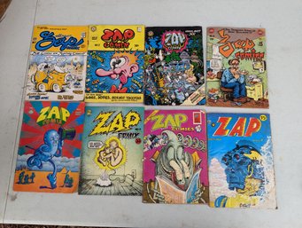 Vintage Adult Zap Comics Lot Of 12