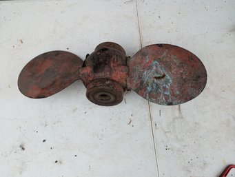 Huge Heavy Copper Propeller