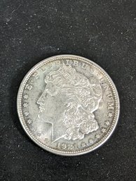 1921 D Morgan Dollar