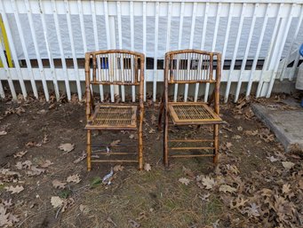 Pair Of Cane Chairs