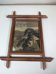 Asian Framed Textile