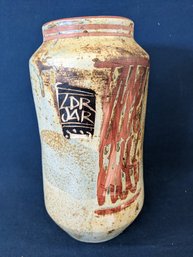 Signed Pottery Vase 'Dr Jar' / 'ZDR Jar' Southwestern Art Pottery