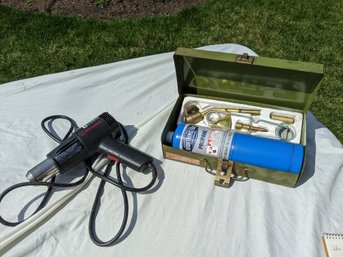 Grouping Of Two Includes A Heat Gun And Propane Torch Kit