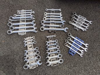 Collection Of Reversible Wrenches And Standard