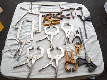 Collection Of Tools Includes Clamps Lot #4