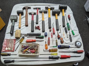 Collection Of Tools Includes Hammers Lot #5