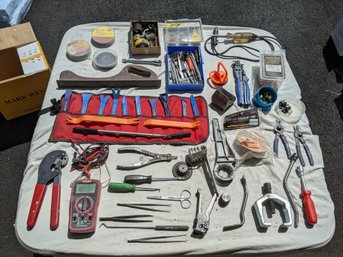 Collection Of Tools For Auto Body Repair Lot #11