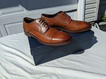 Pair Of New Cole Haan Brown Leather Dress Shoes Mens Size 9.5