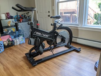 RealRyder ABF8 Indoor Cycle Articulating Bike That Lets You Lean Into Turns