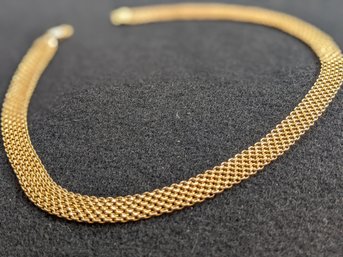 10K Gold Necklace Marked Italy
