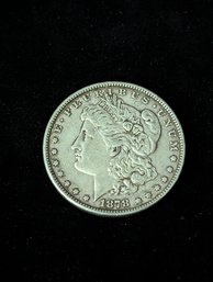 1878 7 Feathers 2nd Reverse Morgan Dollar