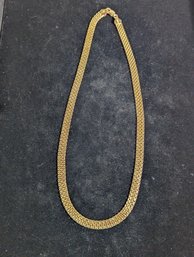 Italian Sterling Gold Overlay Necklace