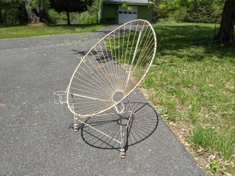Wrought Iron Patio Hoop Chair 1 Of 2