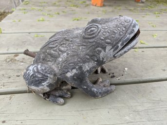 Early Vintage Cast Aluminum Watering Frog