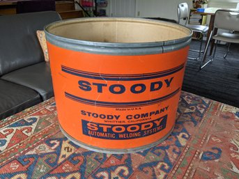 Large Graphic Drum By Stoody Company