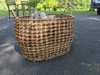 Large Basket Of Firewood