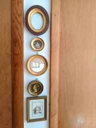 A Collection Of Five Small Framed Pieces