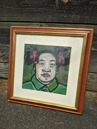 Jeffrey Spencer Hargrave Painting Of Chairman Mao With Buns For The Ethan Cohen Gallery #3